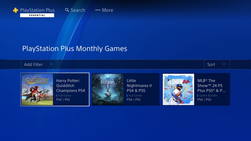 PS Plus monthly games 9-2024