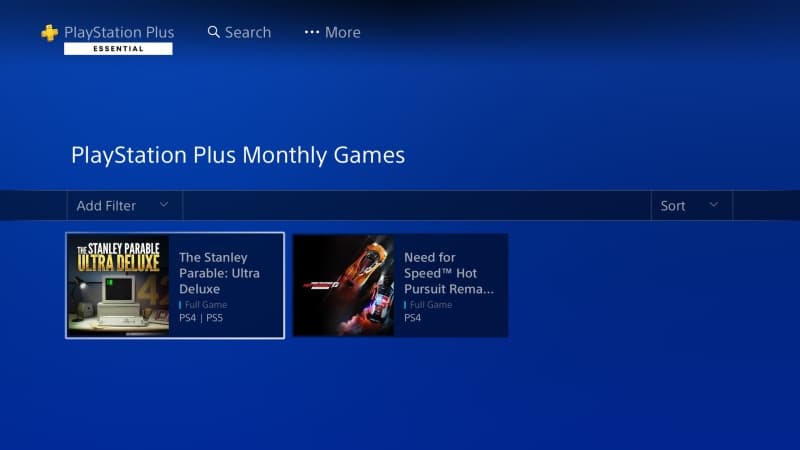 PS Plus monthly games 1-2025